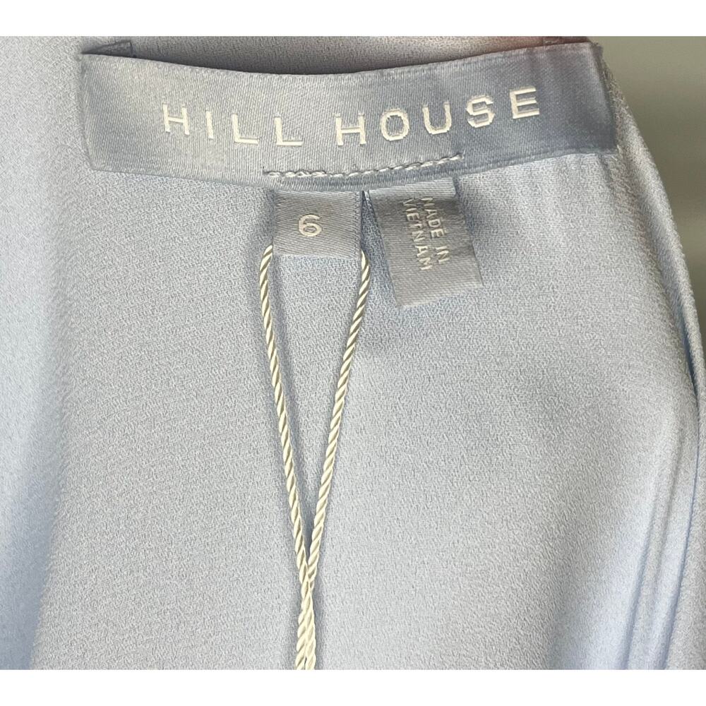 HILL HOUSE Sz 6 Eden Dress Powder Blue NWT - Picture 3 of 13